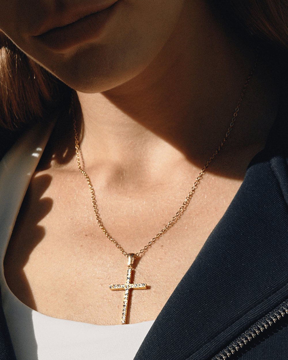 Faith Sparkle Cross Necklace - mifjewelry