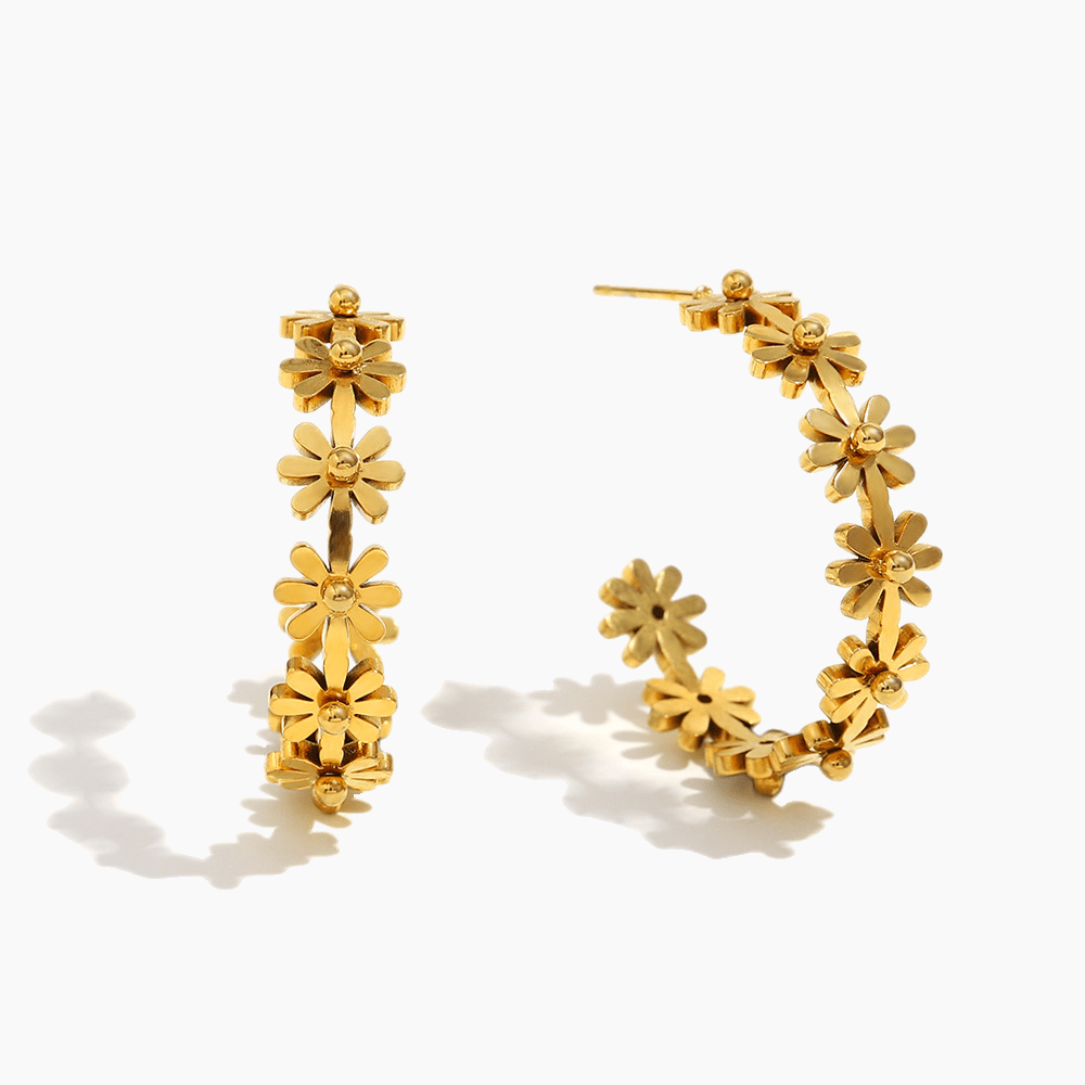 Fleurline Hoops - mifjewelry