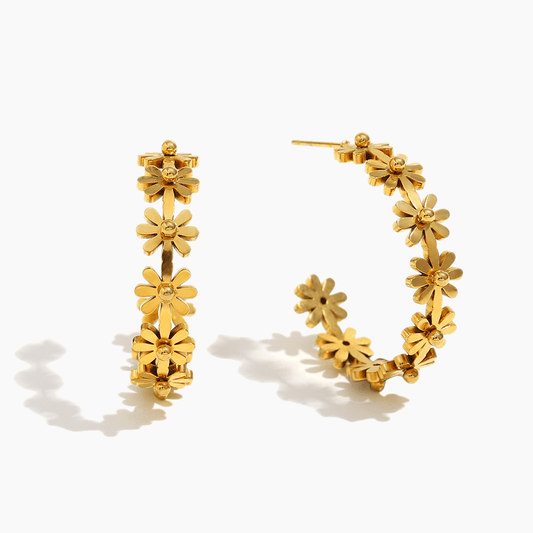 Fleurline Hoops - mifjewelry
