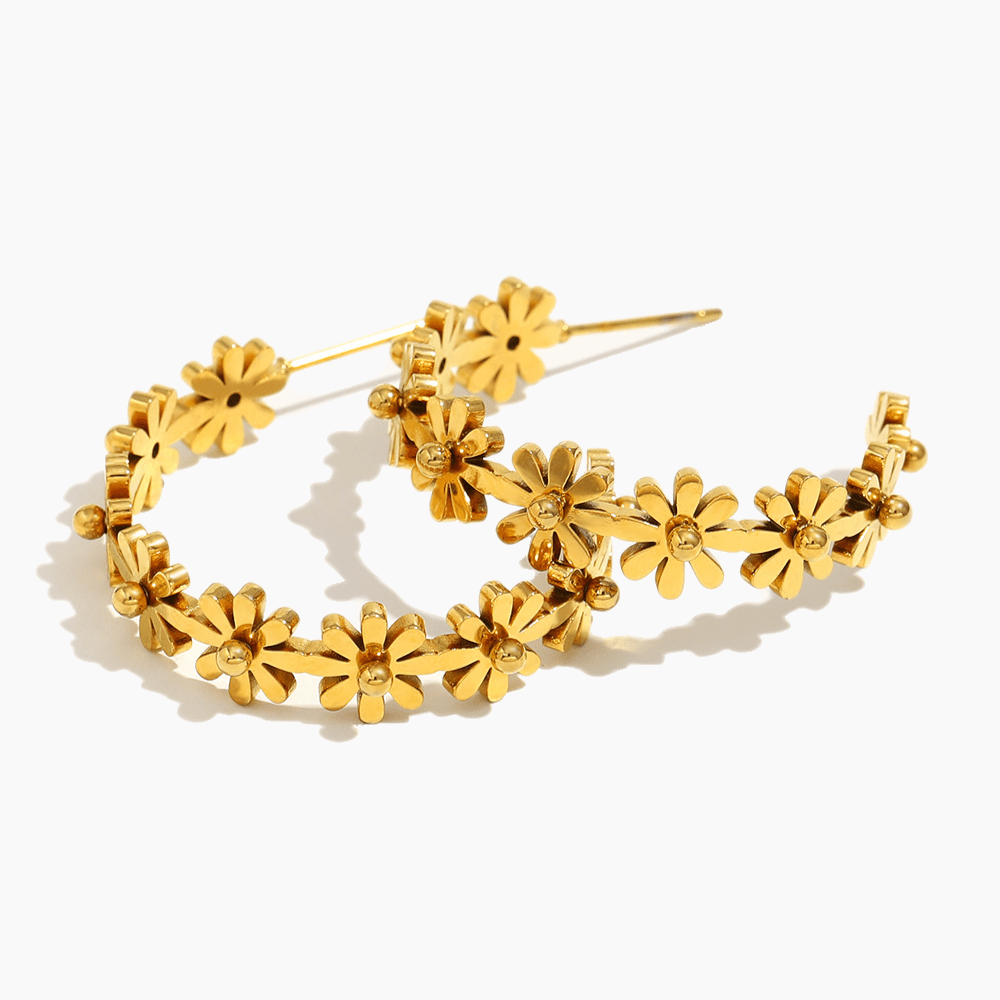 Fleurline Hoops - mifjewelry