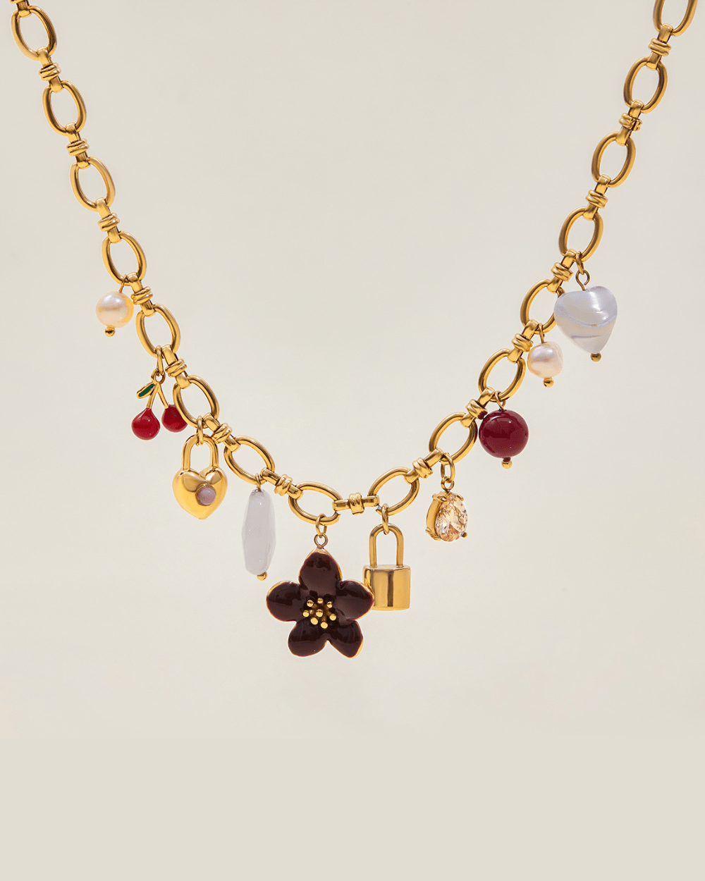 Garden Trinket Charm Necklace - mifjewelry