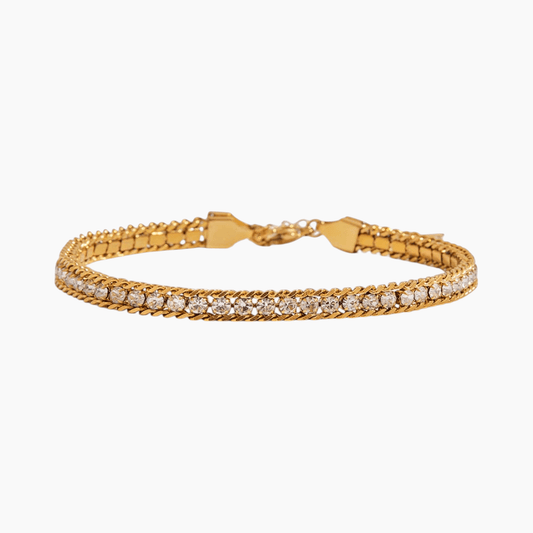 Gleam Crystal Chain Bracelet - mifjewelry