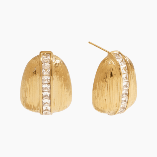 Gleam Dune Studs - Golden - mifjewelry