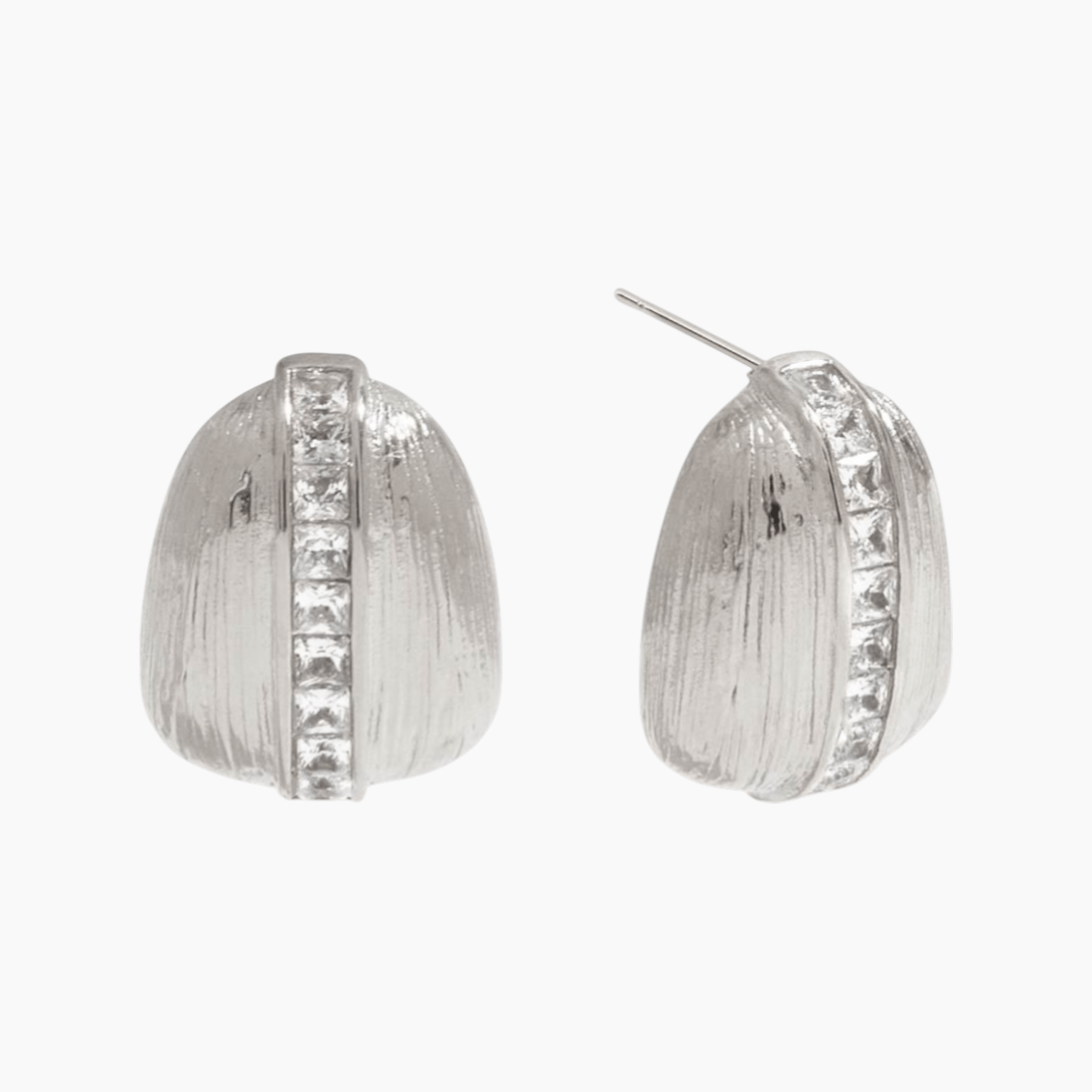 Gleam Dune Studs - Silver - mifjewelry