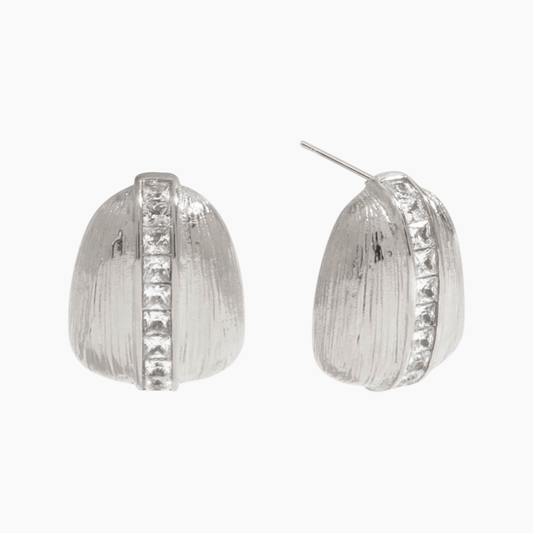 Gleam Dune Studs - Silver - mifjewelry