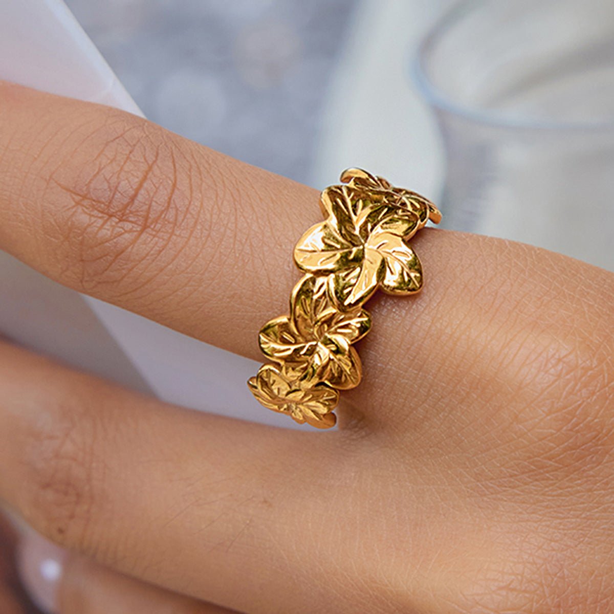 Golden Bloom Ring - mifjewelry