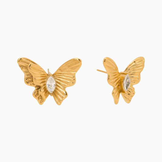 Golden Flight Studs - mifjewelry