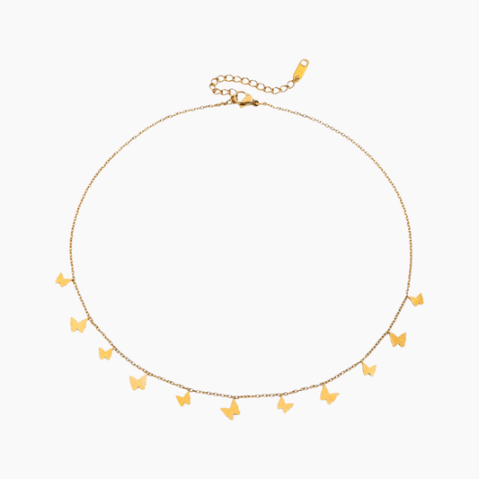 Golden Flutter Choker Necklace - mifjewelry