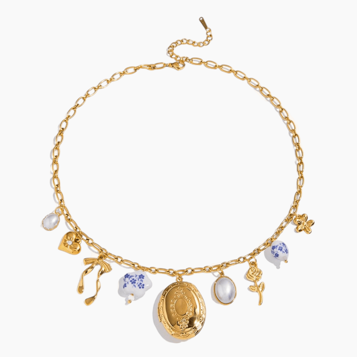 Golden Melody Locket Necklace - mifjewelry