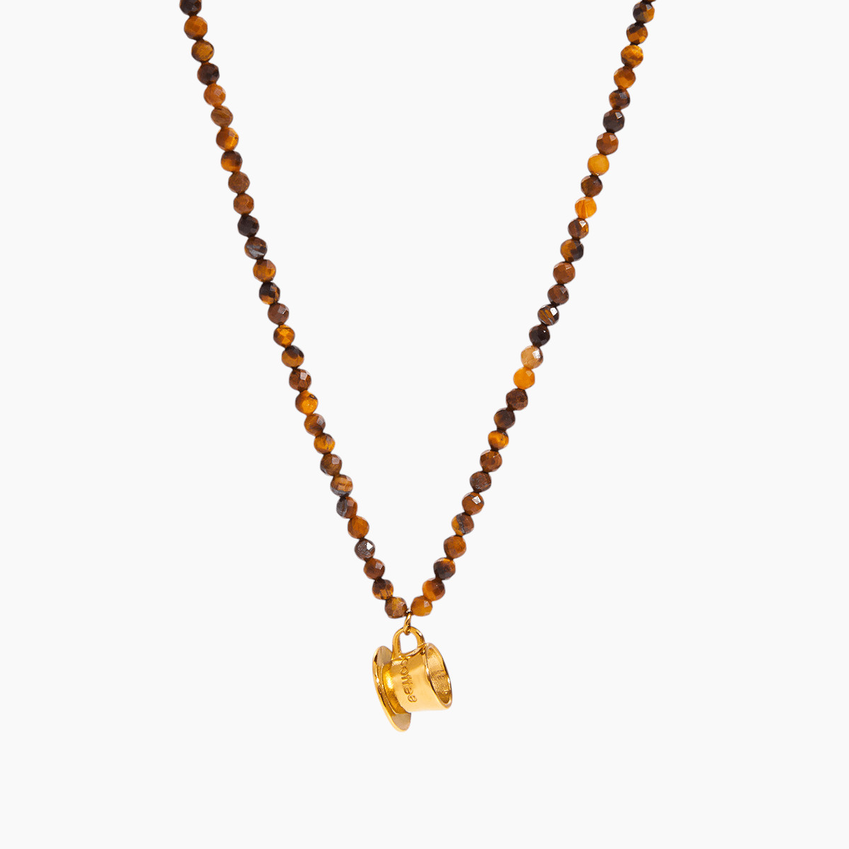 Golden Spiral Necklace - mifjewelry