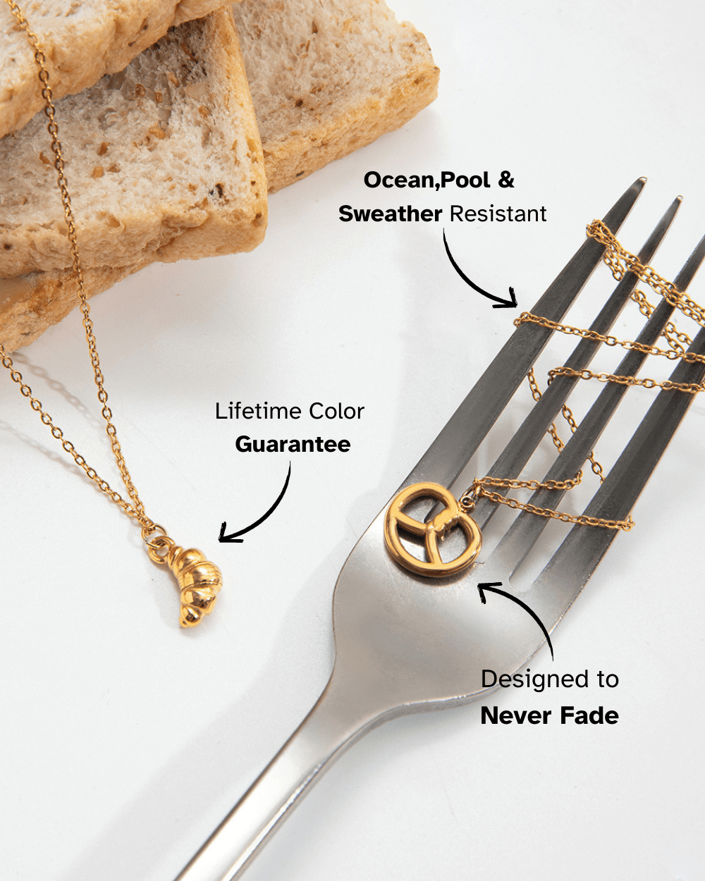Golden Twist Necklace - mifjewelry