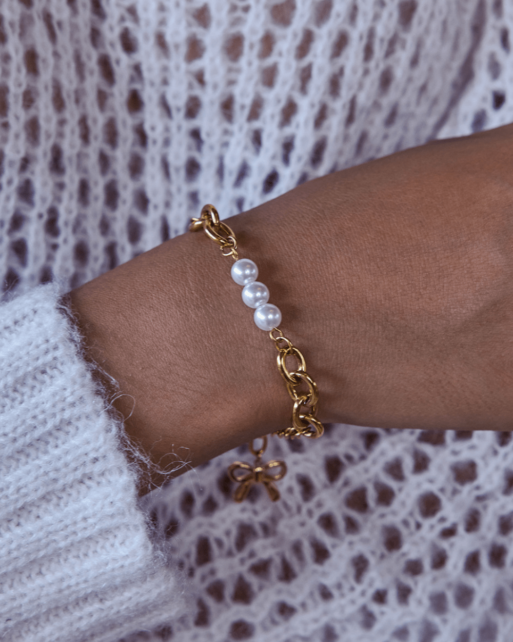 Grace Bow Link Bracelet - mifjewelry