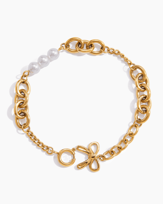Grace Bow Link Bracelet - mifjewelry