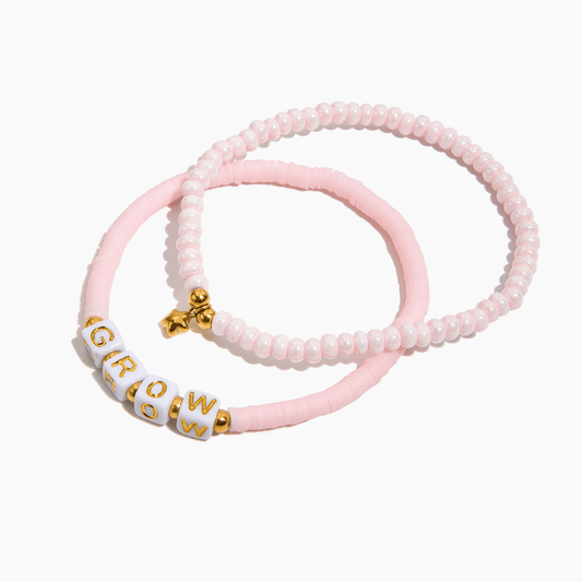 Grow Beaded Duo Bracelet｜Grow - mifjewelry