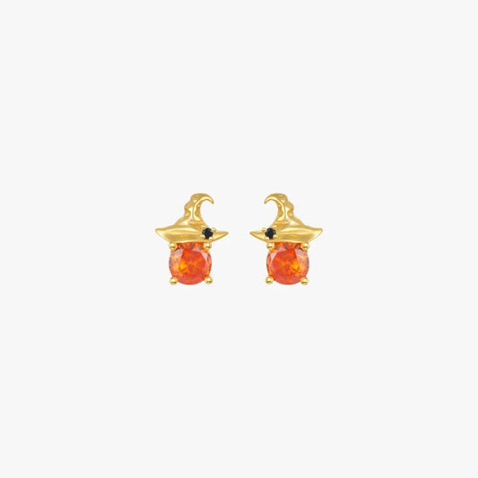 Halloween Witch Hat Stud Earrings - mifjewelry