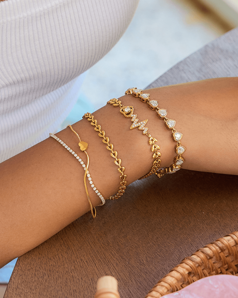 Heartbeat Sparkle Bracelet - mifjewelry