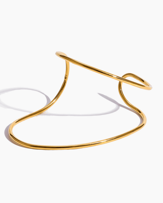 Infinity Curve Open Cuff - mifjewelry