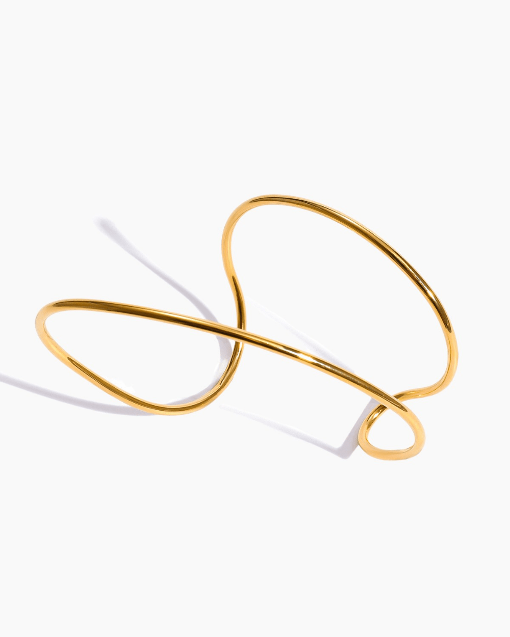Infinity Curve Open Cuff - mifjewelry