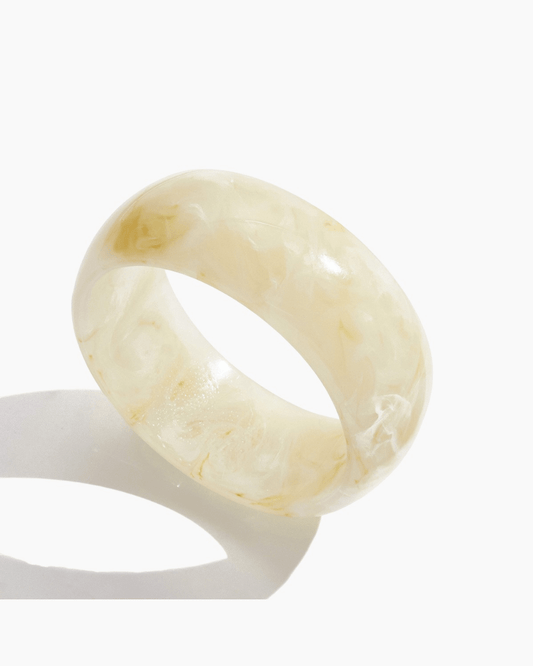 Ivory Cloud Bangle - mifjewelry