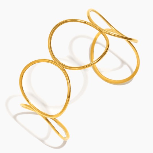 Linéa Wave Cuff - mifjewelry
