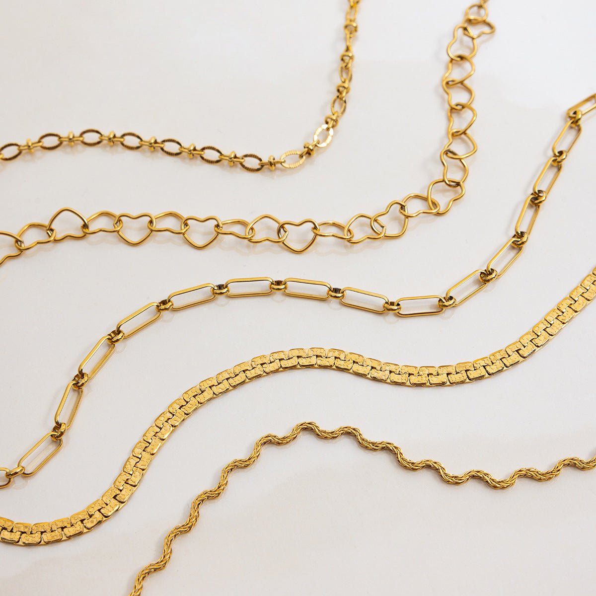 Linked Hearts Necklace - mifjewelry