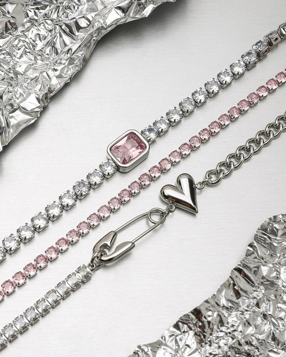 Lock & Glow Heart Chain Bracelet - mifjewelry