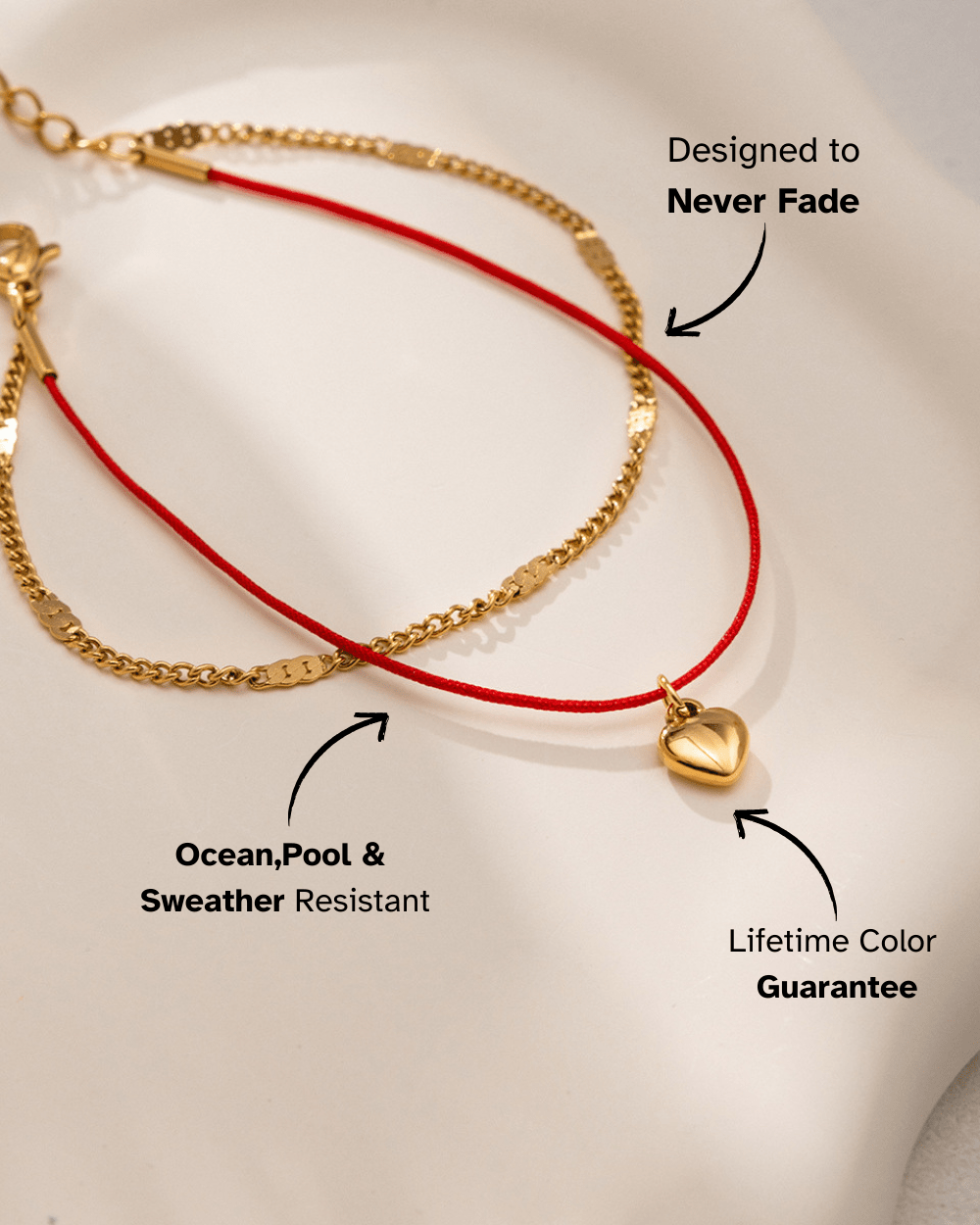 Lucky Heart Duo Bracelet - mifjewelry