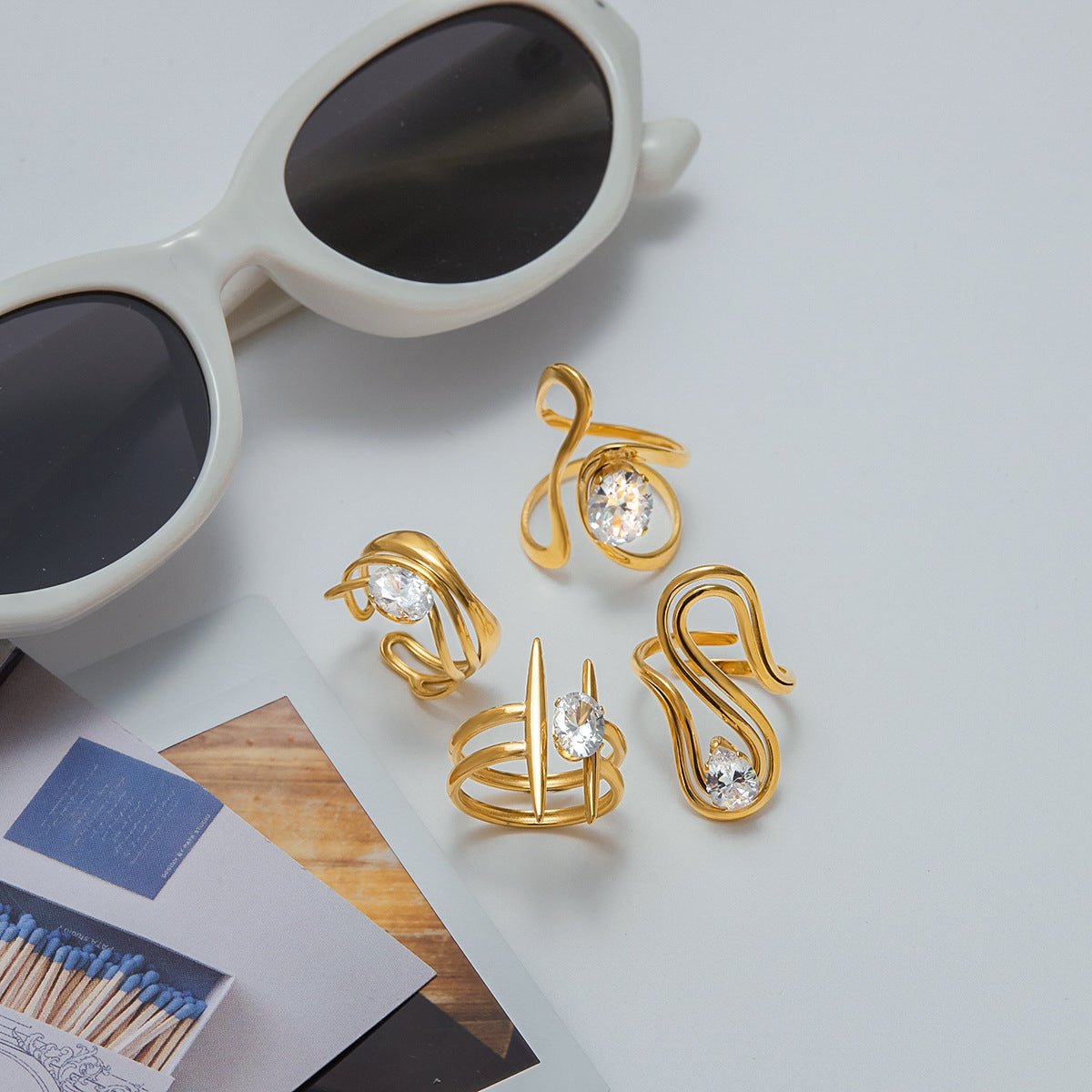 Lumé Wave Ring - mifjewelry