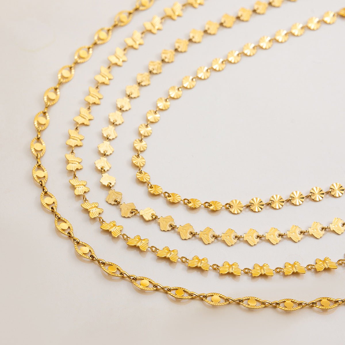 Lumière Facet Chain Necklace - mifjewelry