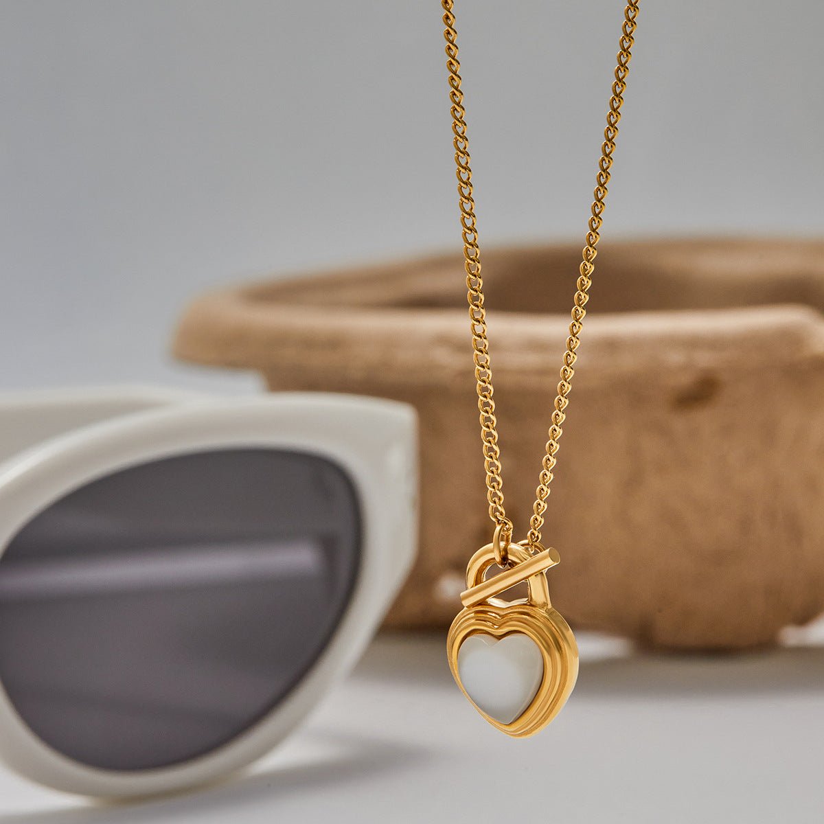 Luna Heart Pendant Necklace - mifjewelry