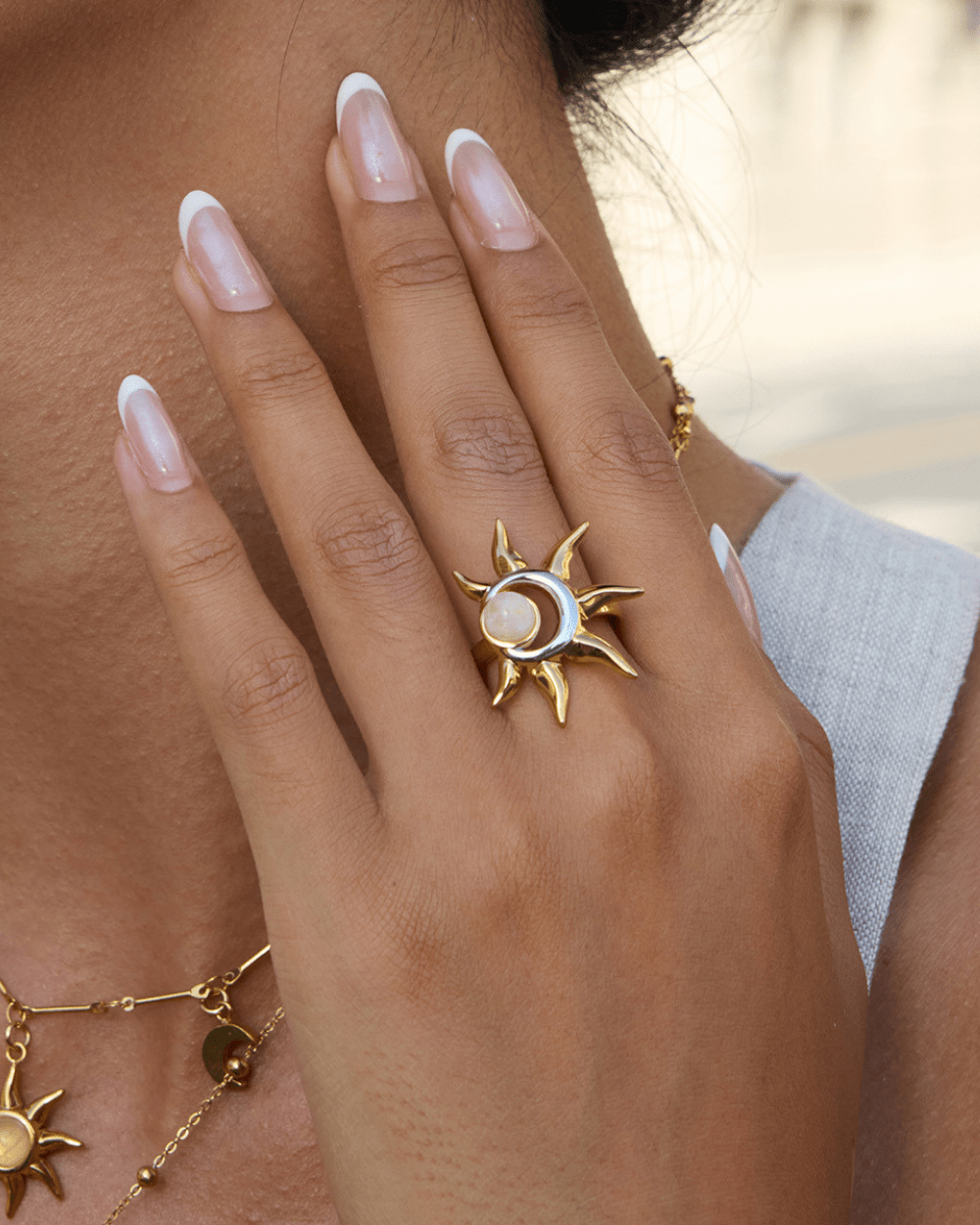 Lunar Embrace Sun Ring - mifjewelry