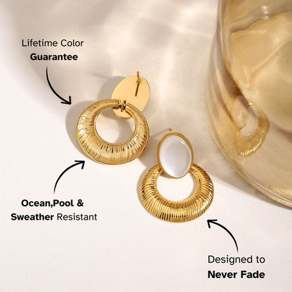 Lunar Halo Earrings - mifjewelry