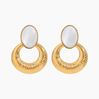 Lunar Halo Earrings - mifjewelry