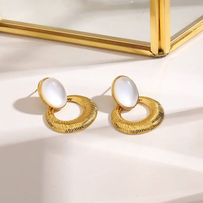 Lunar Halo Earrings - mifjewelry