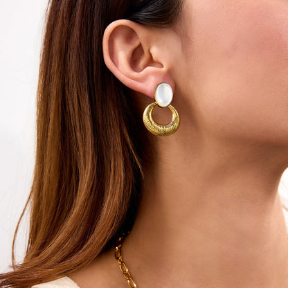 Lunar Halo Earrings - mifjewelry