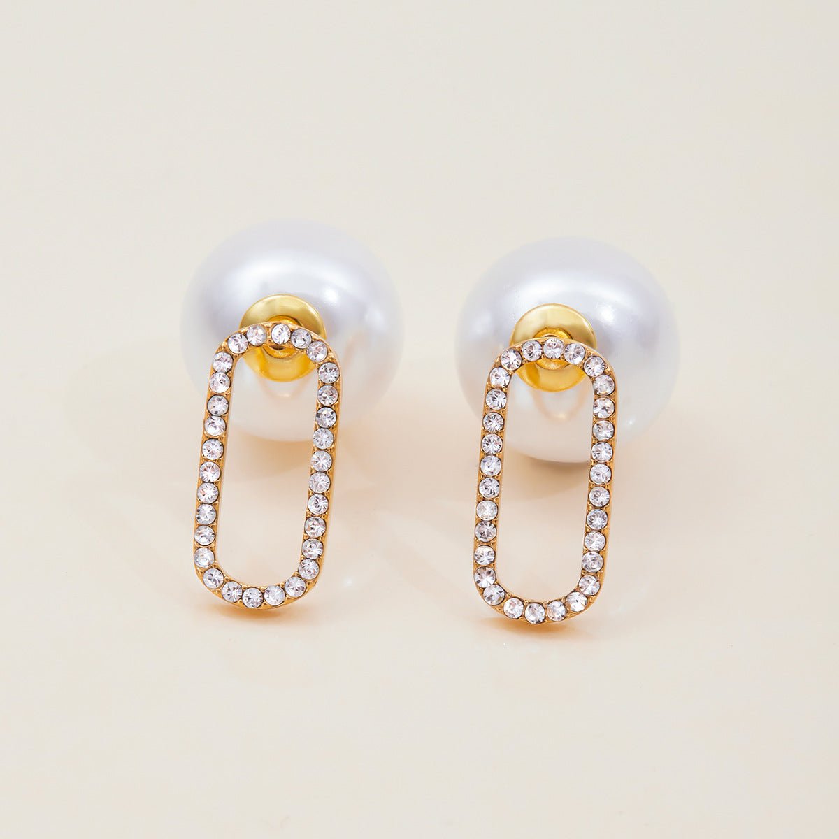 Lustre Link Pearl Earrings - mifjewelry