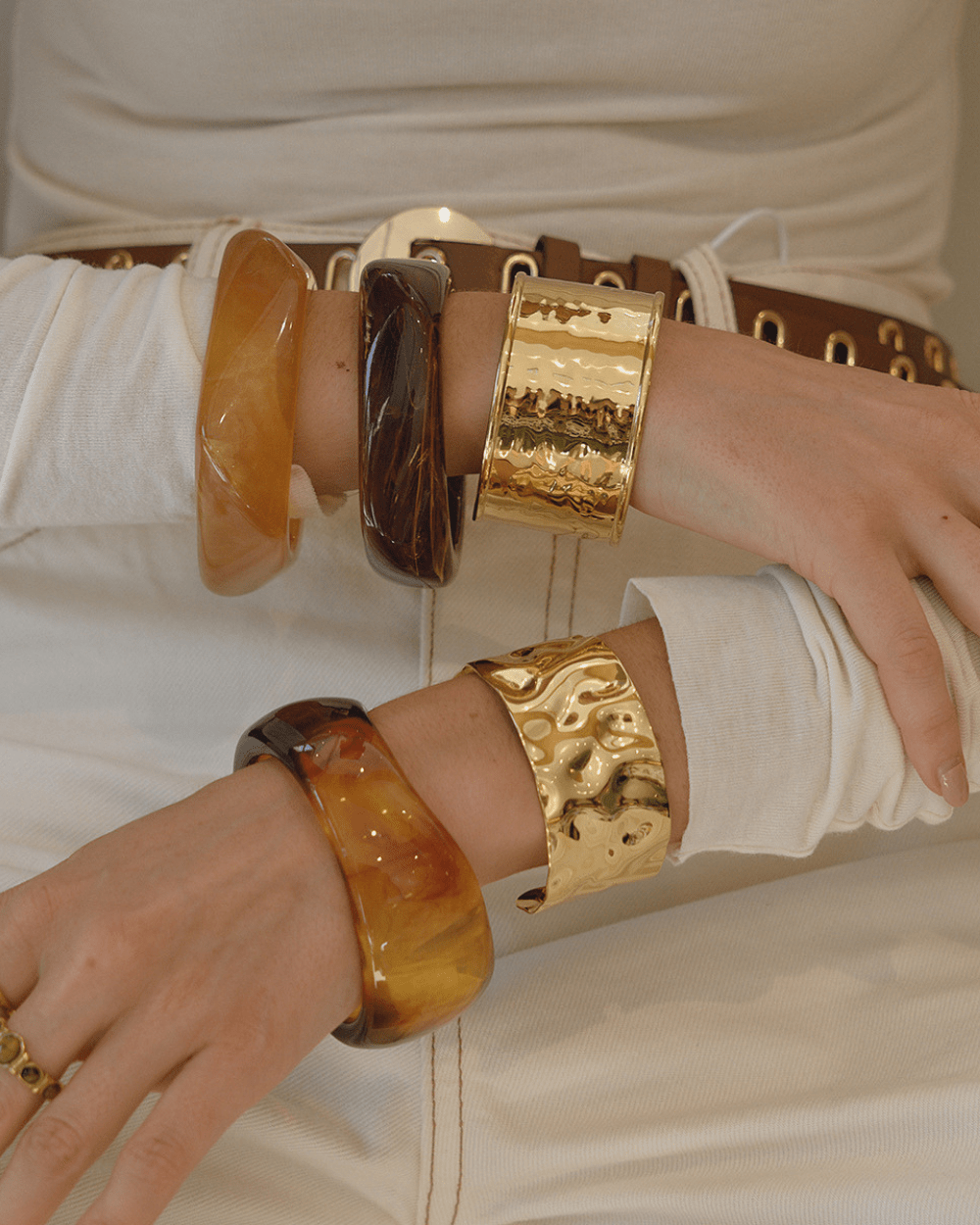 Mahogany Edge Bangle - mifjewelry