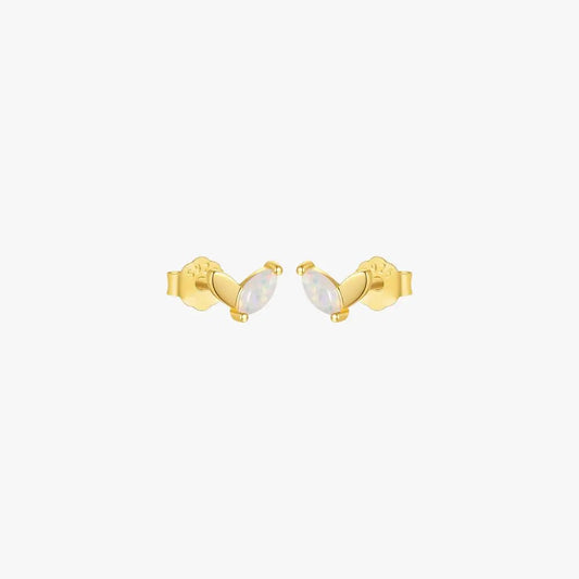 Marquise Opal Minimalist Stud Earrings - mifjewelry