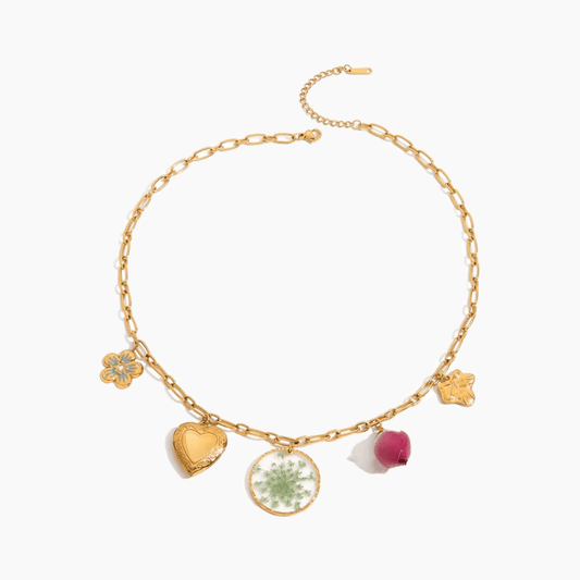 Meadow Whispers Charm Necklace - mifjewelry
