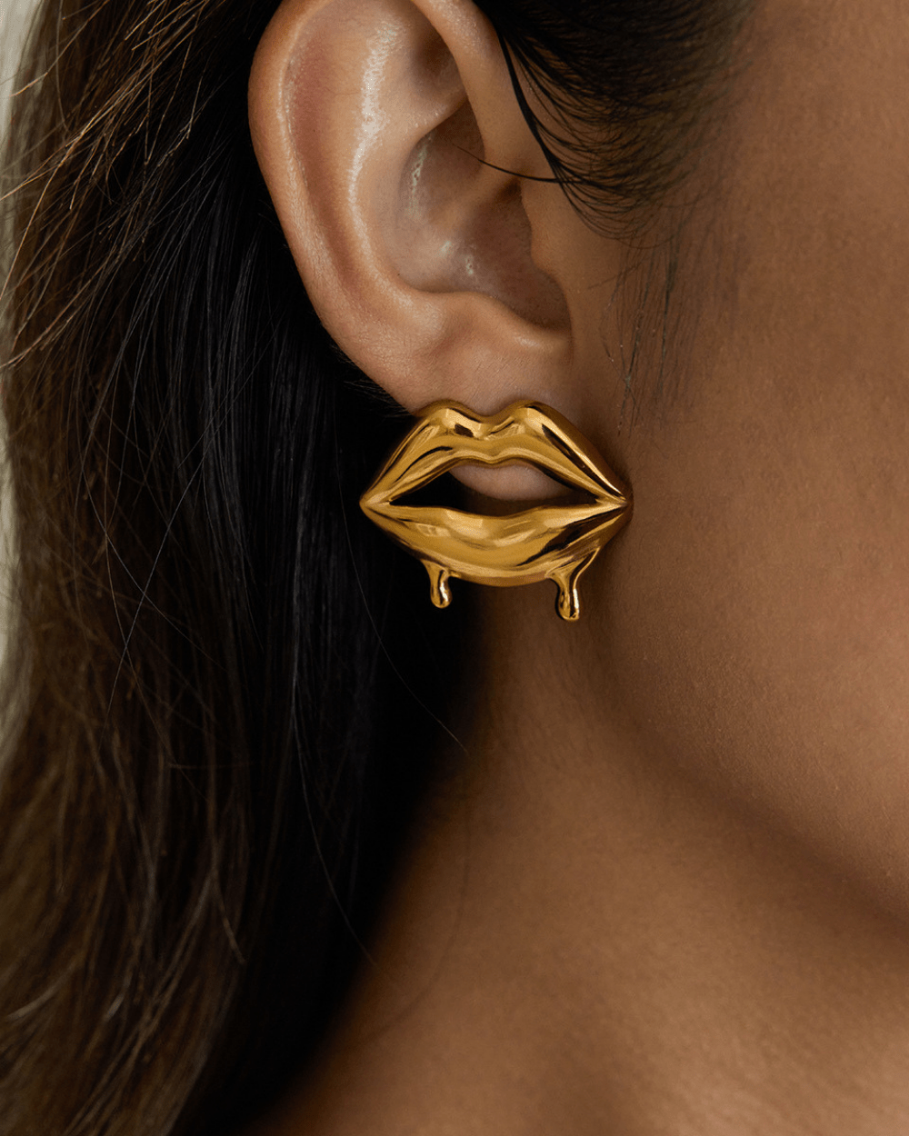 Melted Lips Earrings - mifjewelry