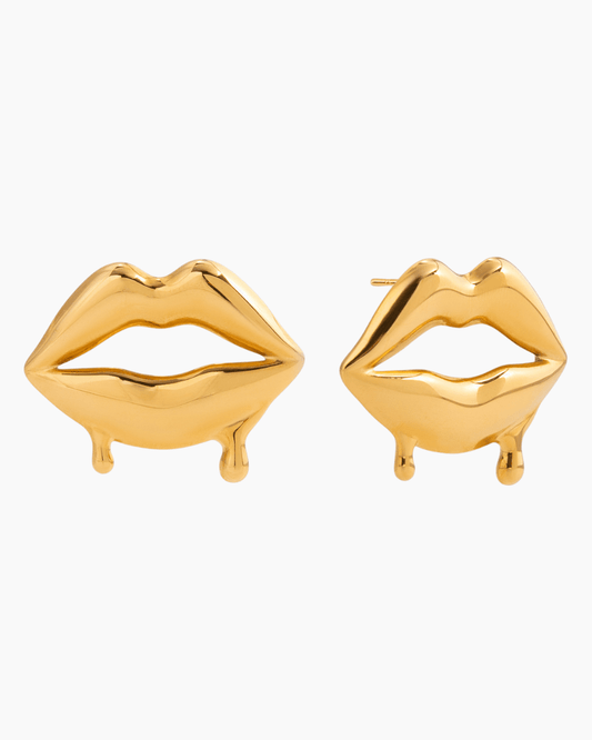 Melted Lips Earrings - mifjewelry