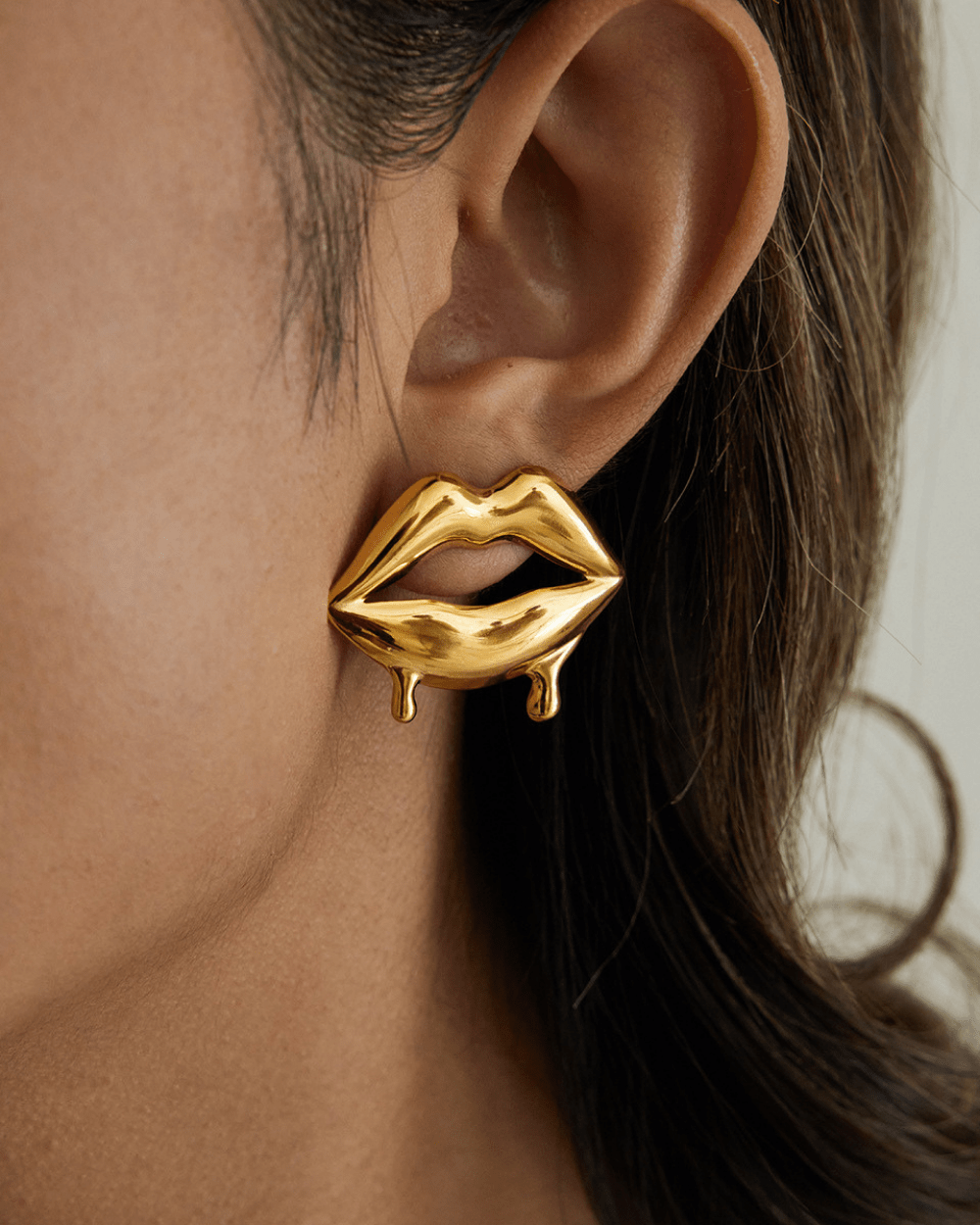 Melted Lips Earrings - mifjewelry