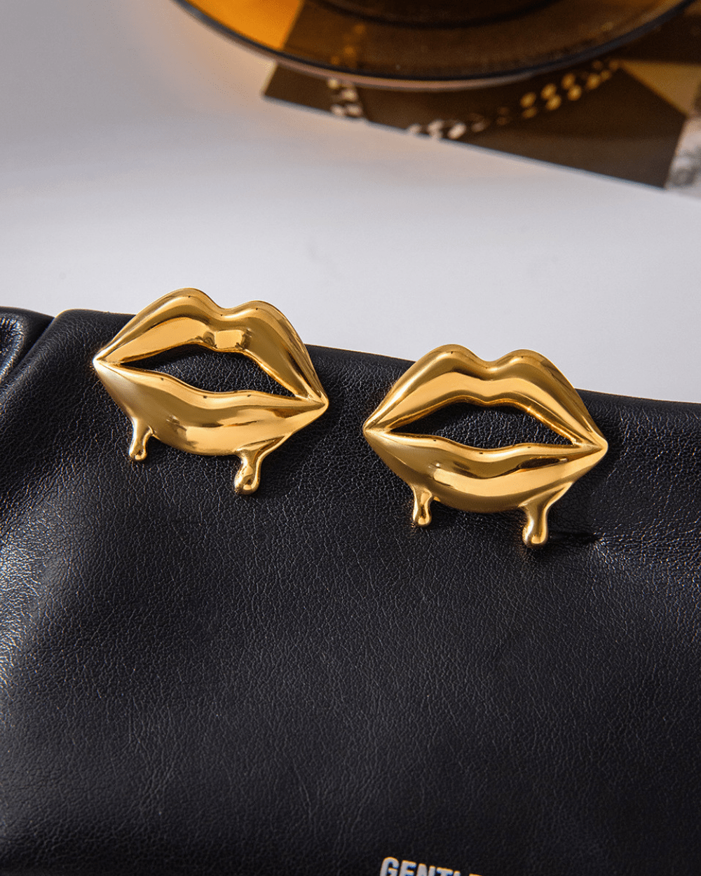 Melted Lips Earrings - mifjewelry