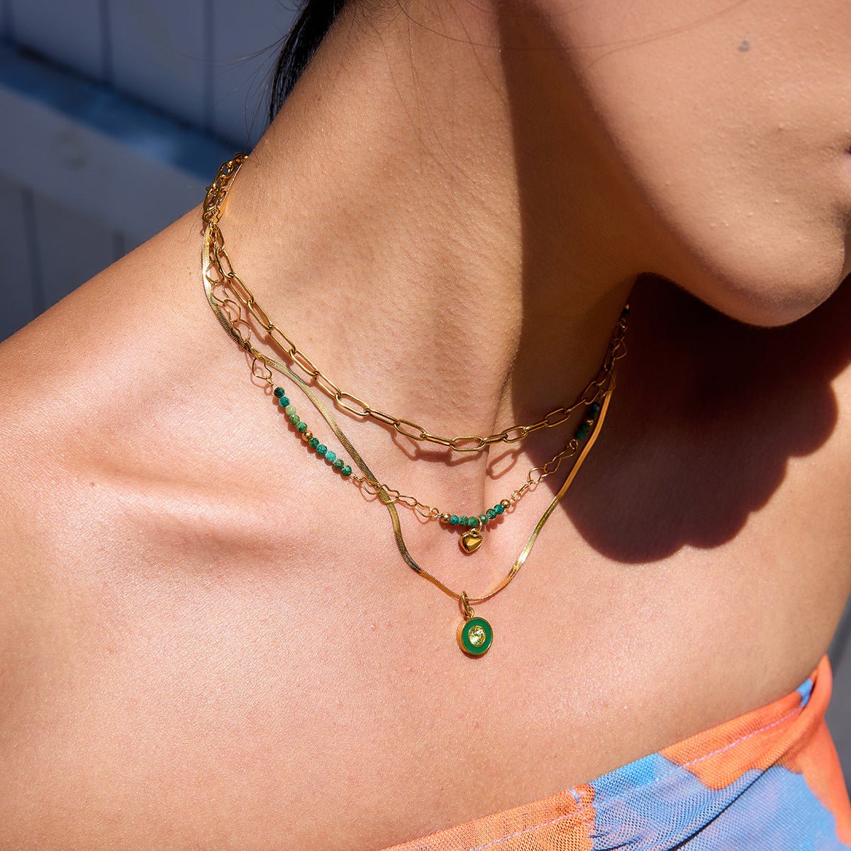 Midnight Heart Chain Necklace - mifjewelry