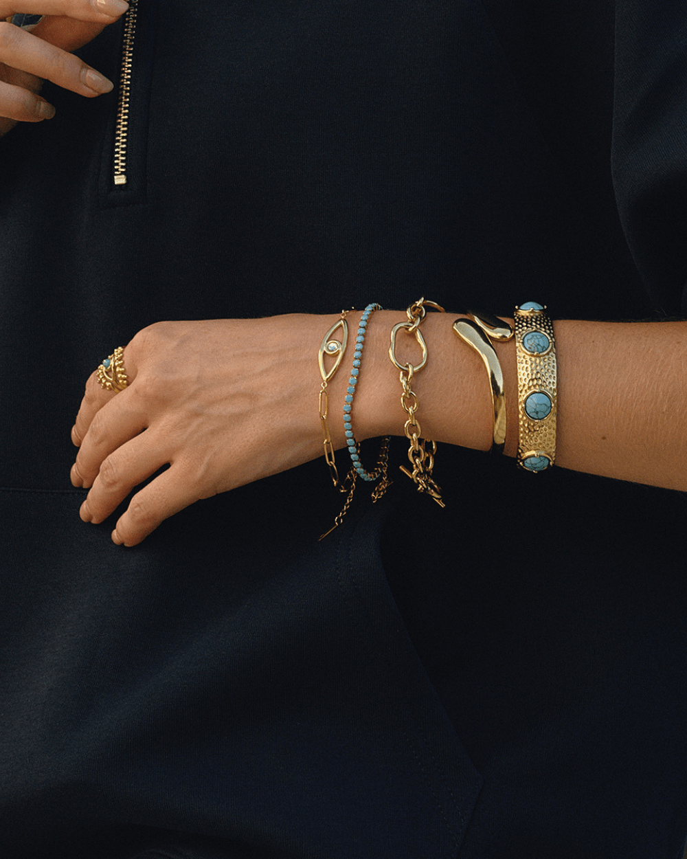 Minimal Guardian Eye Bracelet - mifjewelry