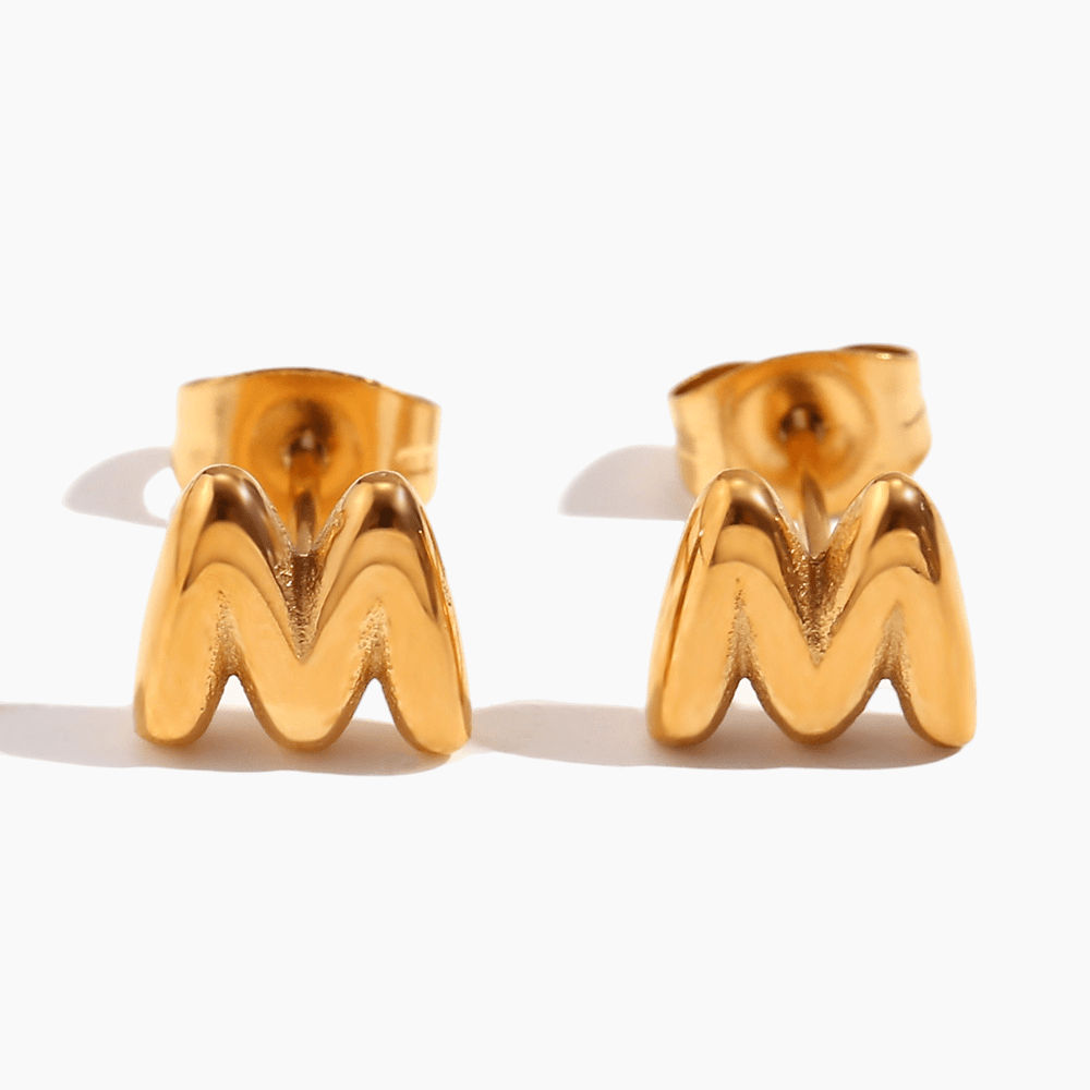 Minimalist Gold Stud Earrings - mifjewelry