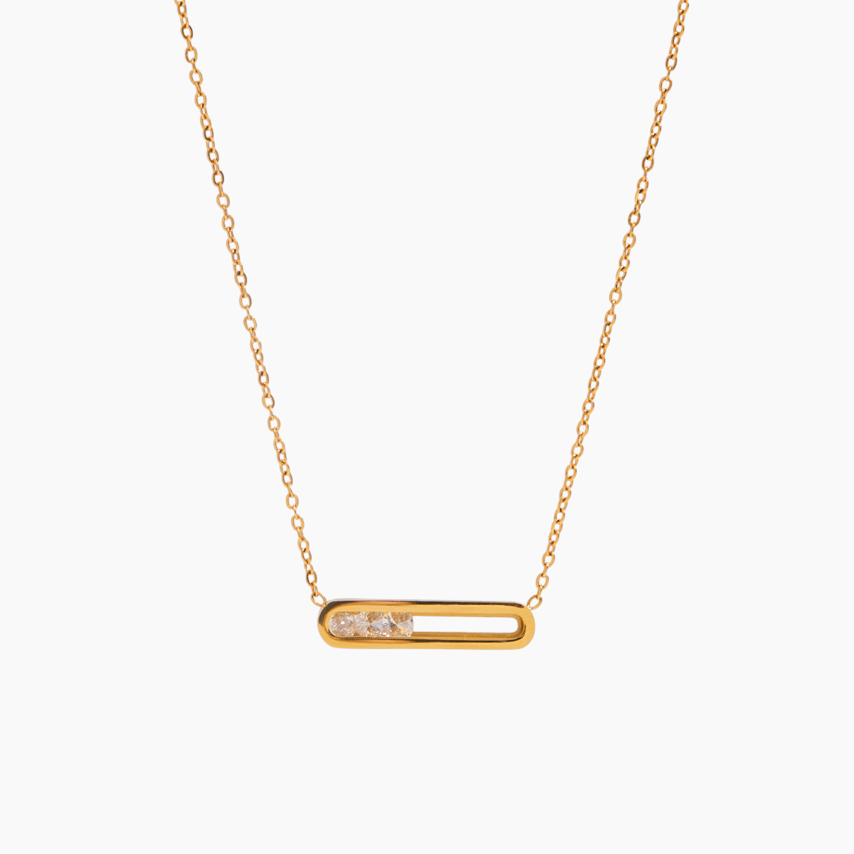 Modern Loop Pendant Necklace - mifjewelry