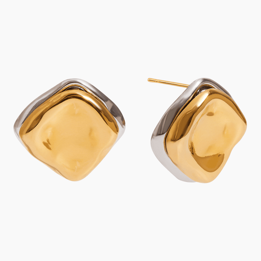 Molten Edge Studs - mifjewelry