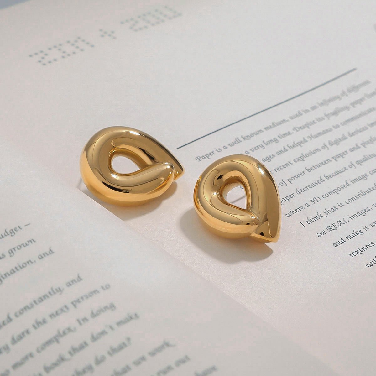 Molten Tide Drop Earrings - mifjewelry
