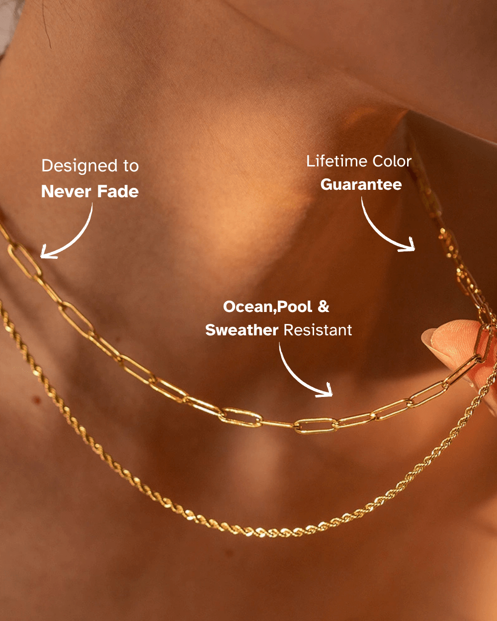 Muse Dual Texture Necklace - mifjewelry